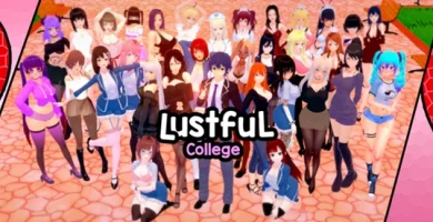 lustful collage portada juego hentai