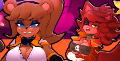 portada del juego hentai Fap Nights at Frenni's Night Club