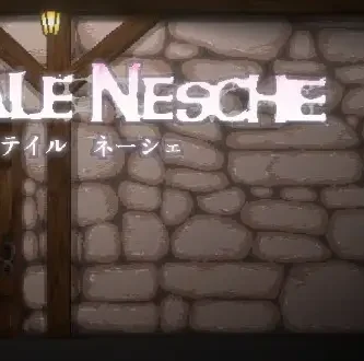 Portada de NurTale Nesche, juego de sigilo en 2D con arte pixelado y protagonista femenina atrapada en un calabozo
