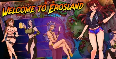 portada y cover del juego hentai welcome to erosland