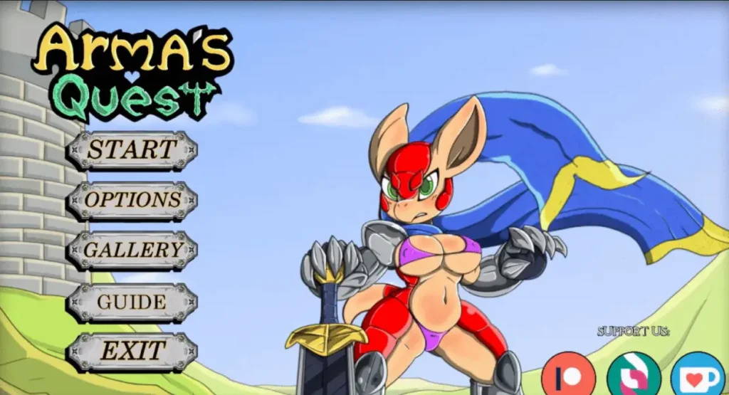 Arma's Quest, la portada