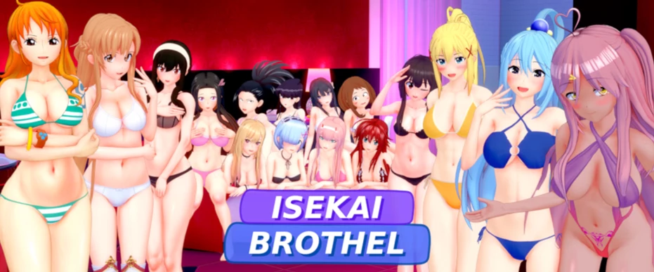 portada y cover del juego hentai isekai brothel