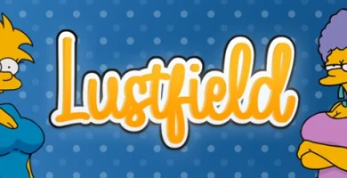 portada del juego hentai para adultos lustfield de los simpsons