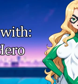 portada del juego hentai a night with superhero