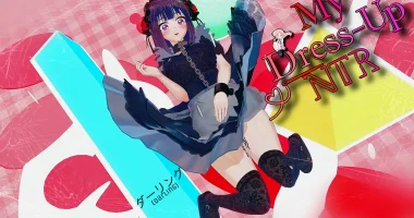 Portada del juego My Dress Up NTR: Unseen Desire en español para android apk y PC, visual novel 3D con voyeurismo y parodia