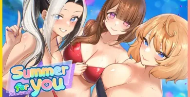 Portada de Summer For You, novela visual en español para Android APK con animación 2D y temática de romance y fantasía oscura