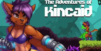 Kincaid juego H de plataformas en 2D con estilo pixel art y protagonista furry femenina