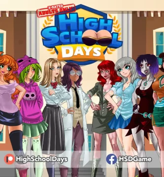 Imagen de portada del juego The High School Days, novela visual 2D en español para PC y Android