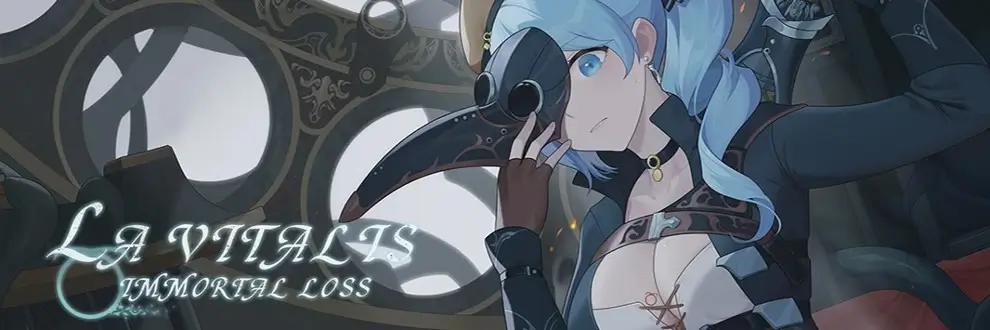 La Vitalis: Immortal Loss juego h para hentai de fantasía oscura en 2D con protagonista femenina enfrentando una plaga mortal