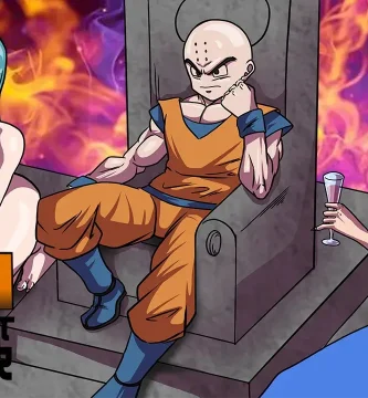 Krillin The Last Warrior juego para adultos en español android apk, parodia de Dragon Ball con combates y exploración