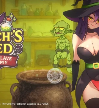 Imagen de portada de Witch's Seed Goblin Slave Alchemy, juego en 2D animado con temática de alquimia y fantasía para adultos
