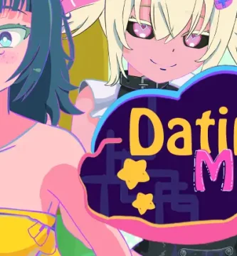 portada del juego hentai Dating Maze, con diseño 2D animado y puzzles
