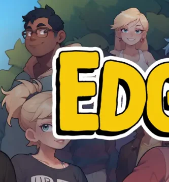 portada del juego hentai +18 Edgefield, con estilo 2D animado en español para Android APK, con romance y estilo sandbox en una universidad