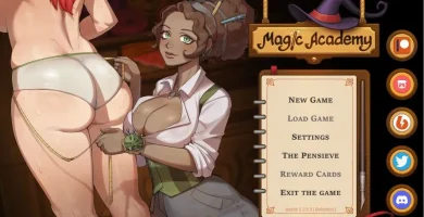 Magic Academy juego H en español para Android APK con elementos de fantasía y romance