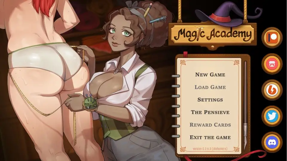 Magic Academy juego H en español para Android APK con elementos de fantasía y romance