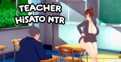 portada de Teacher Hisato NTR, novela visual 3D en español para Android