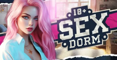 Juego para adultos en español: Sex Dorm, visual novel 3D con sandbox en campus universitario