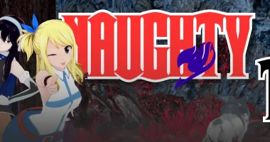Portada del juego hentai Naughty Tail para android apk, aventura 3D con chicas monstruo y humor adulto