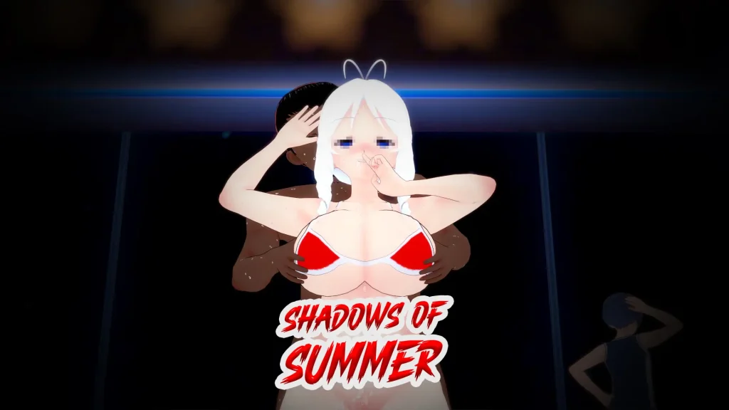 Portada Shadows of Summer visual novel 3D en español android apk con historia interracial y NTR