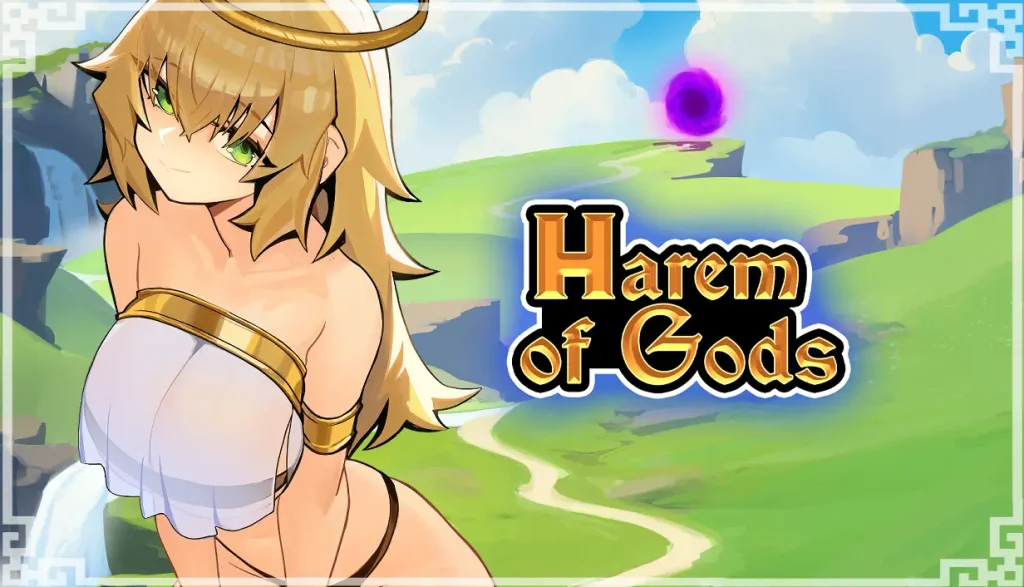 Portada del juego adulto +18 Harem of Gods