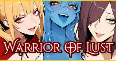 Chicas posando sensualmente en la portada de Warrior of Lust